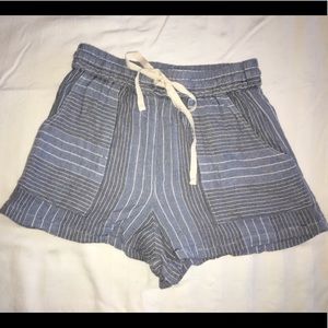 High-Waisted, Tie Flowy Shorts